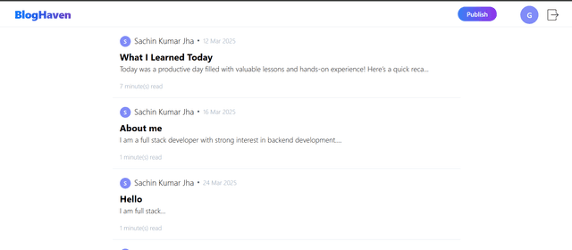 Modern Blogging Platform